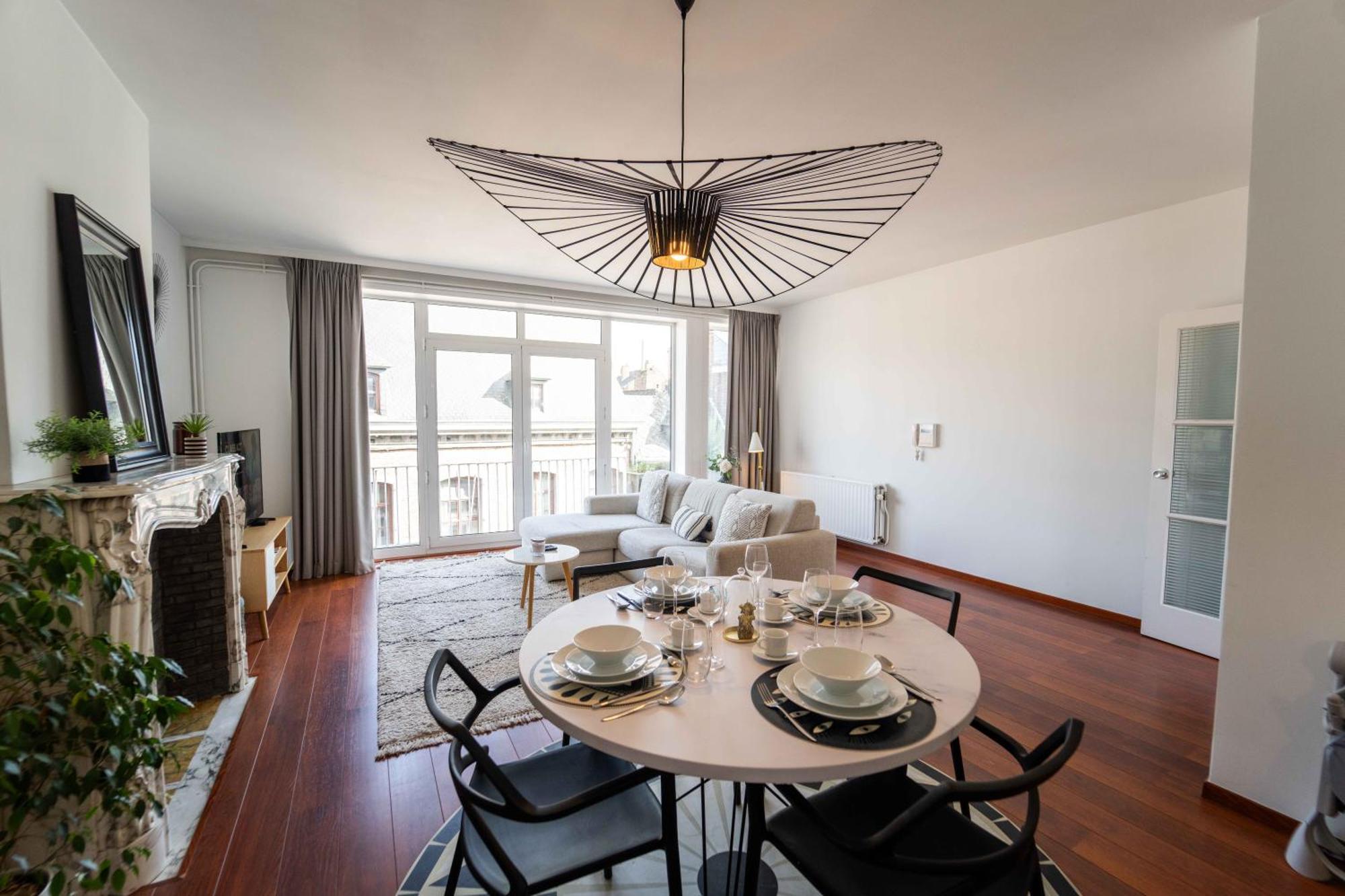Luxury Apart' Mons City Center With Terrace Exterior foto