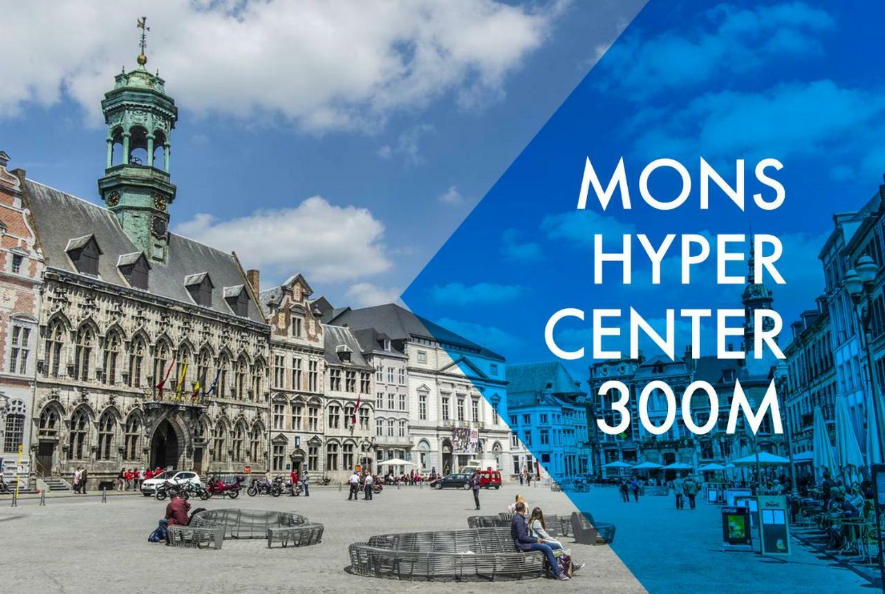 Luxury Apart' Mons City Center With Terrace Exterior foto
