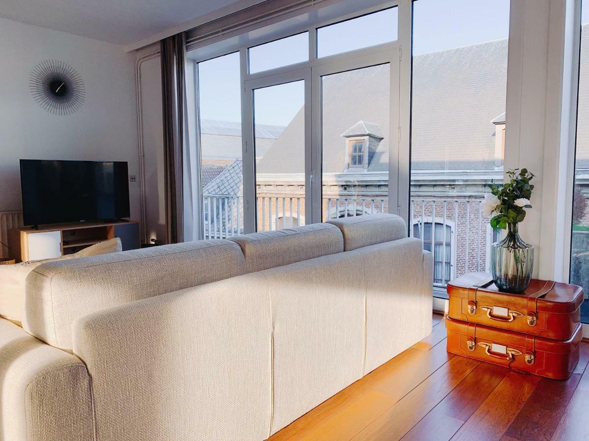 Luxury Apart' Mons City Center With Terrace Exterior foto