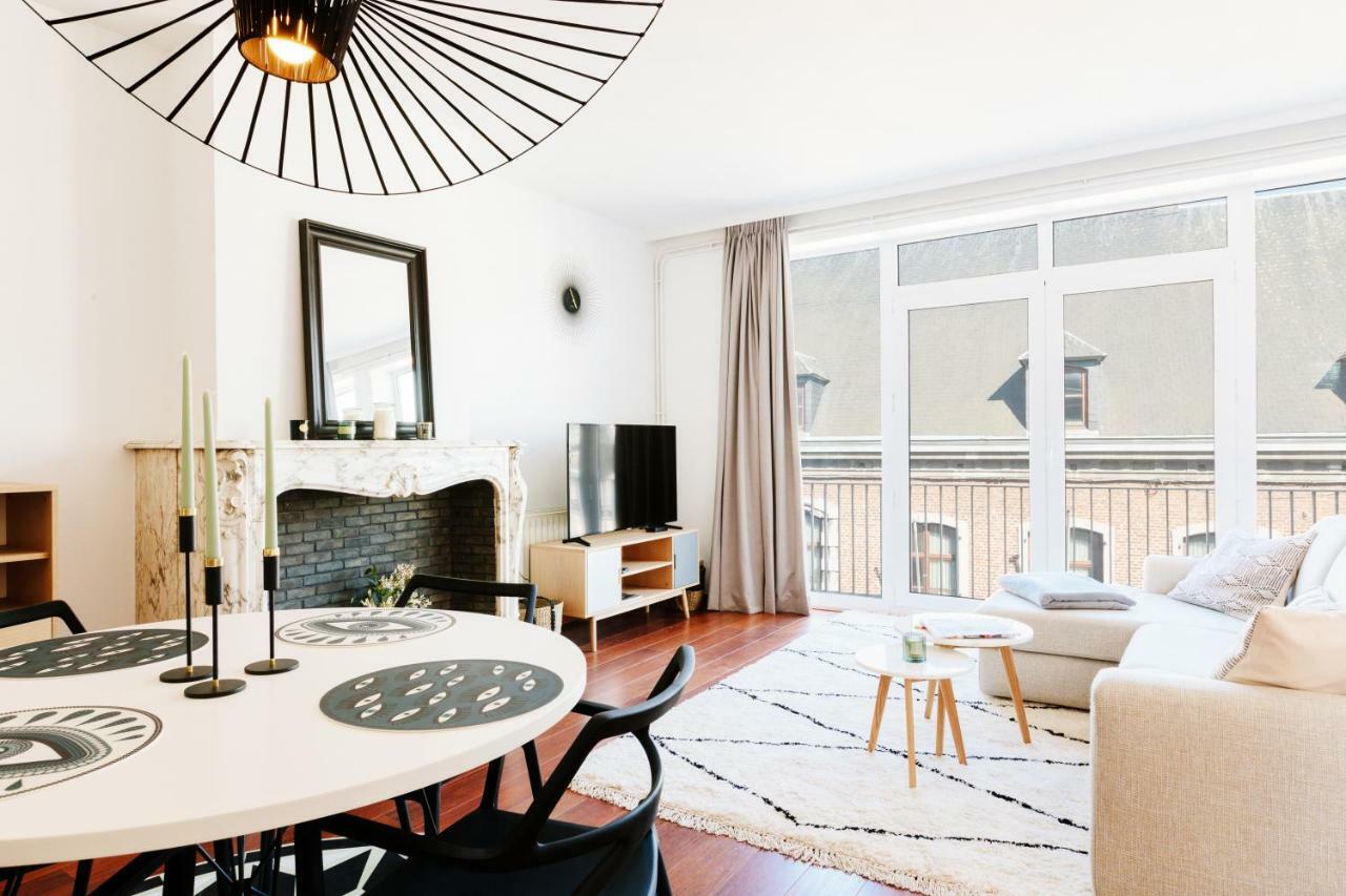 Luxury Apart' Mons City Center With Terrace Exterior foto
