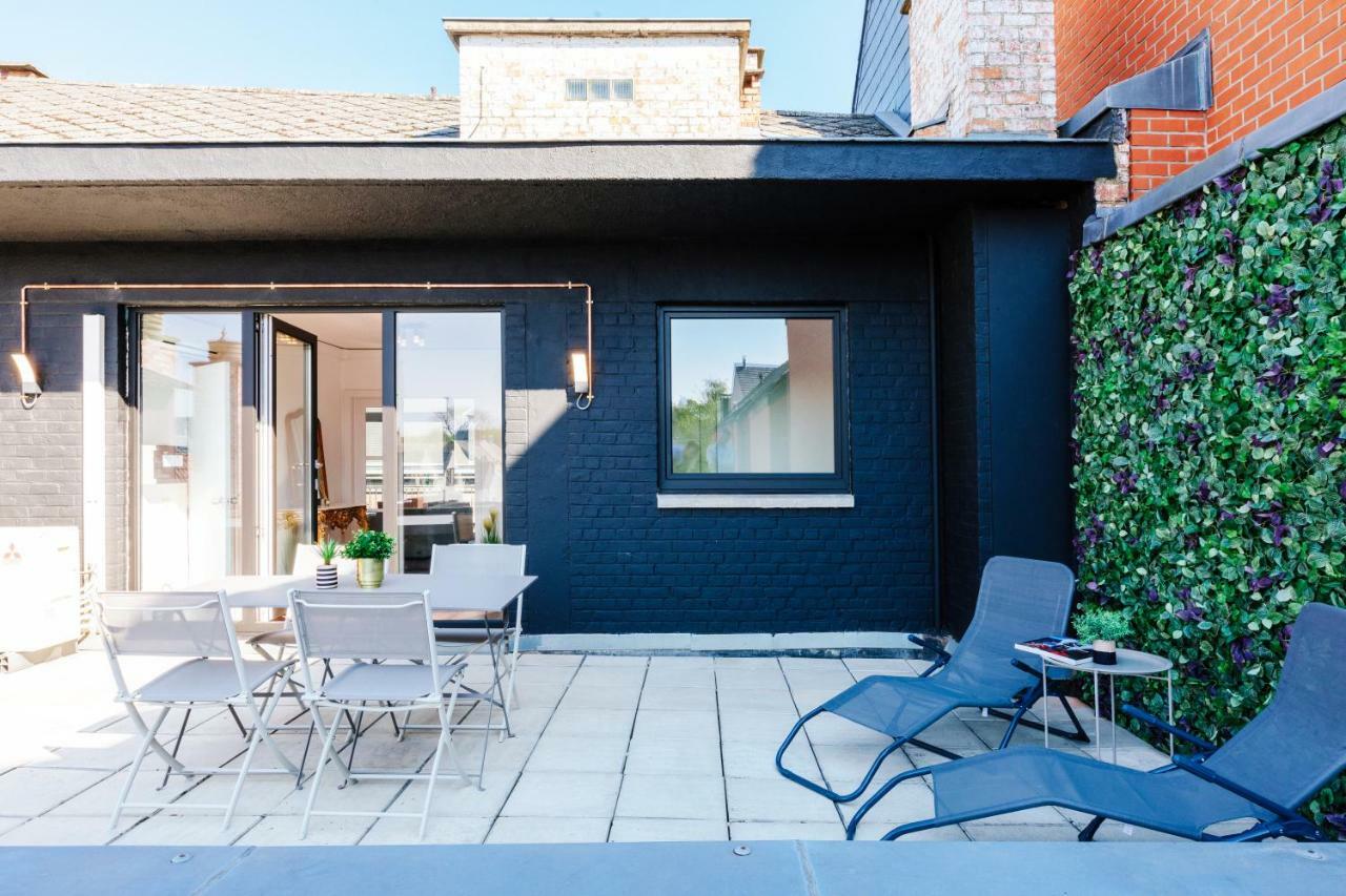 Luxury Apart' Mons City Center With Terrace Exterior foto