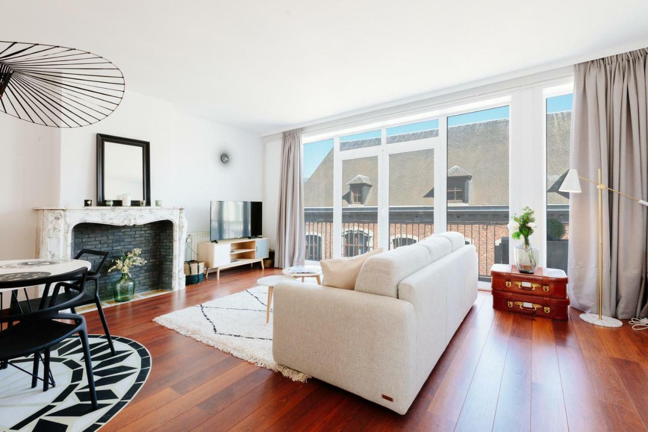 Luxury Apart' Mons City Center With Terrace Exterior foto
