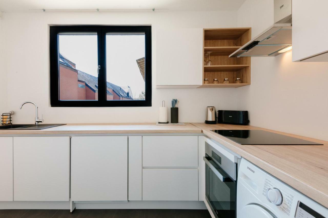 Luxury Apart' Mons City Center With Terrace Exterior foto